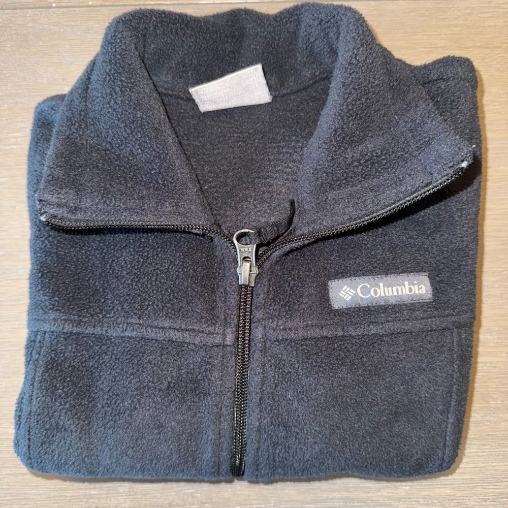 Columbia Kids Fleece Jacket - Black/Dark Grey